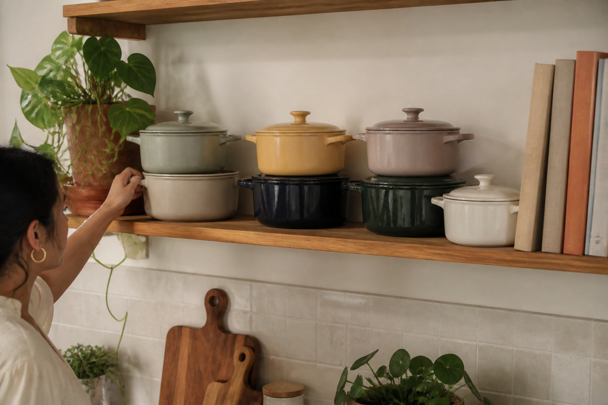 The shelf, arranged by family