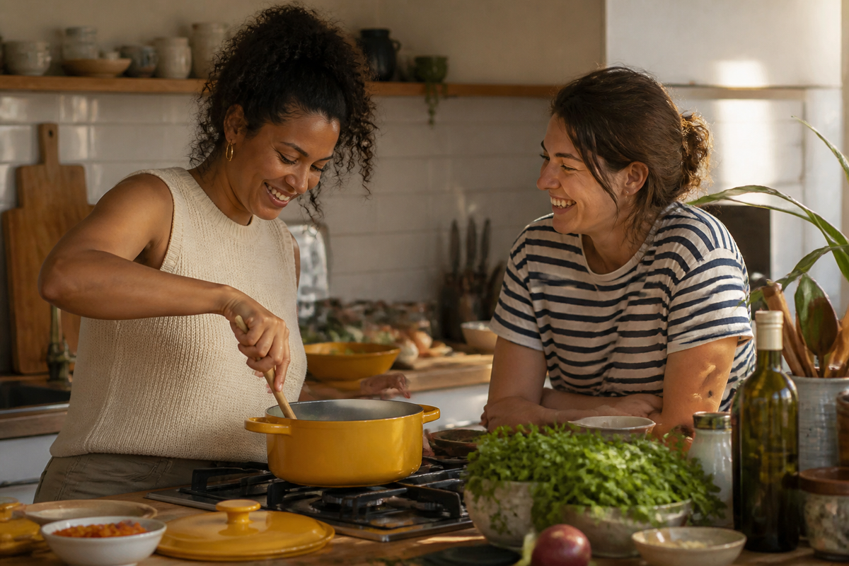 Two cooks, one pot